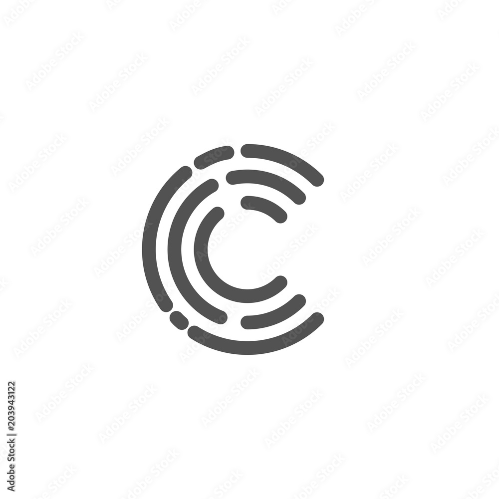 logo C outline monogram logo C outline monogram