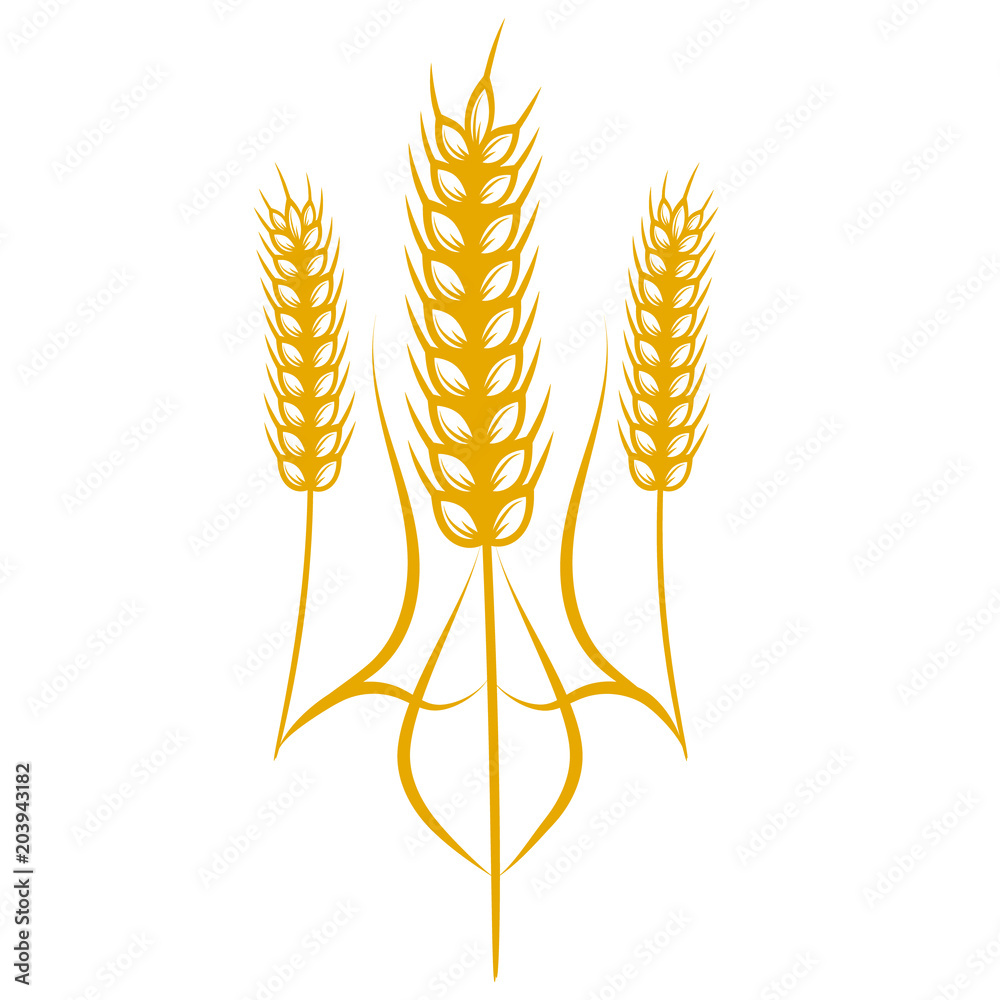 Ukraine state symbol designed