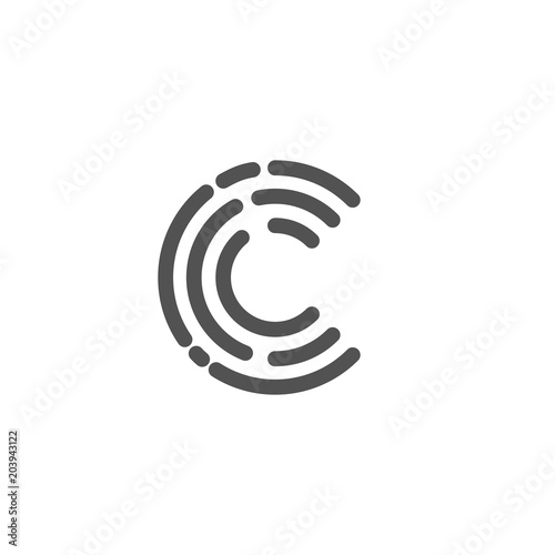 logo C outline monogram