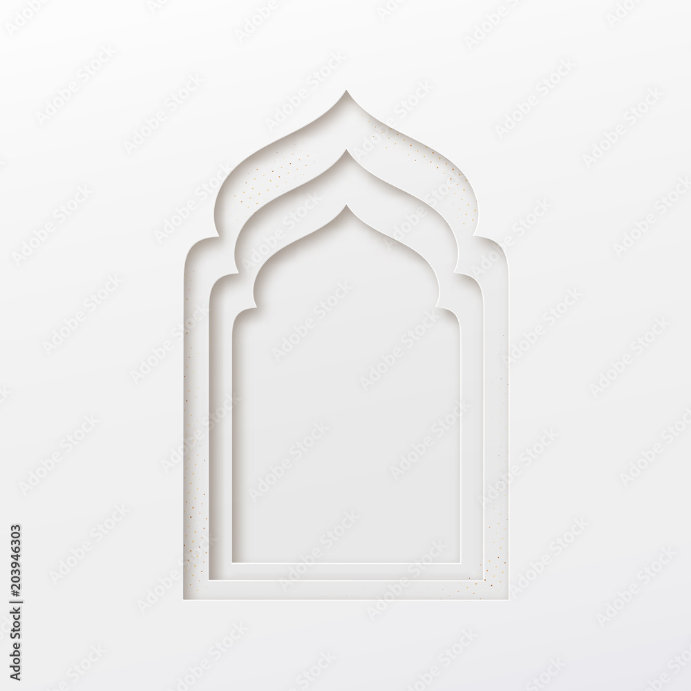 Arabic window design. Ramadan Kareem greeting card. Arabic window design. Ramadan Kareem greeting card.