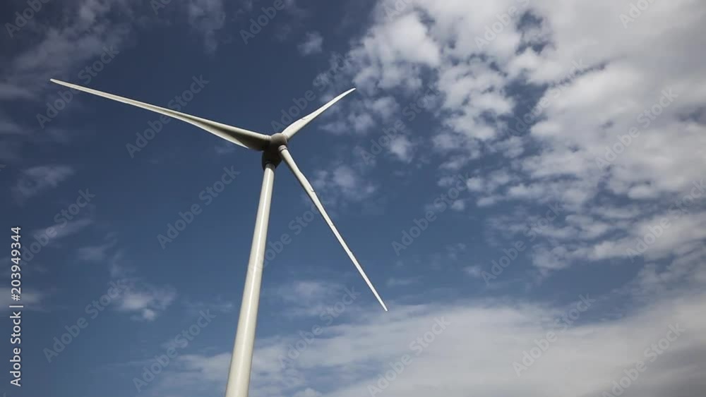 Wind turbines create renewable energy. Ecology green concept Wind turbines create renewable energy. Ecology green concept