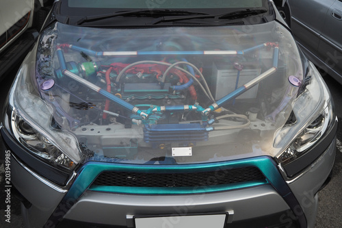 The glass Hood vehicle look very nice