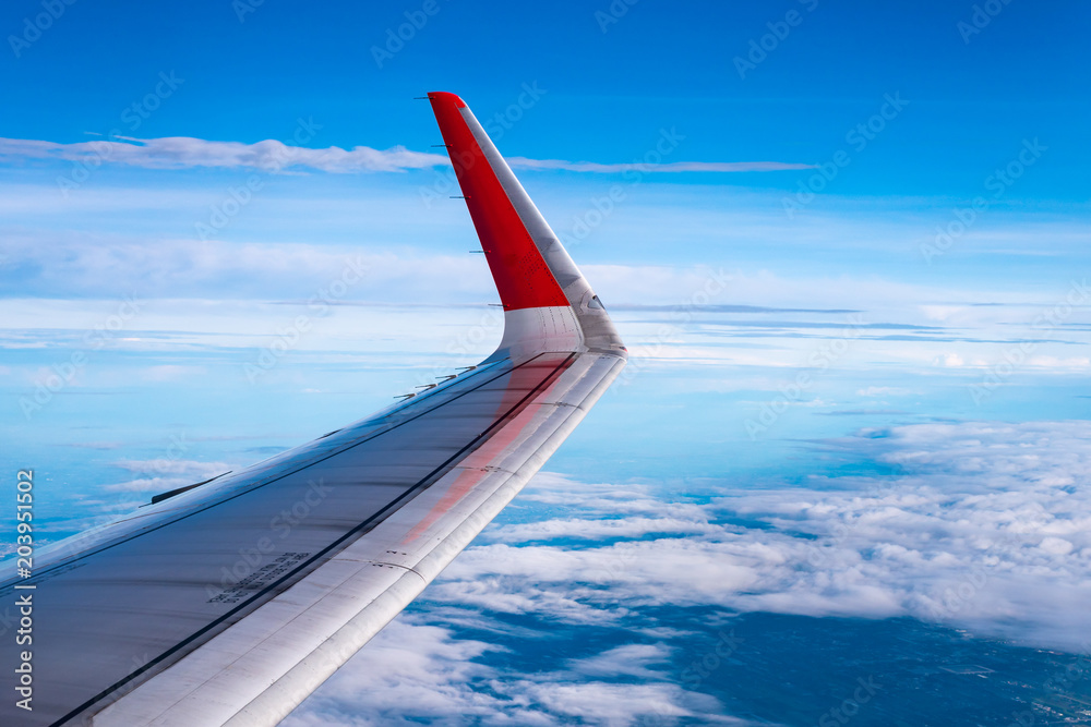 Airplane Window View, Beautiful View. Airplane Window View, Beautiful View.