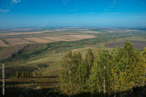 Beauty day in the mountains in Altay