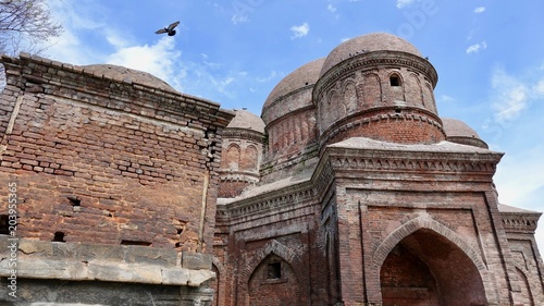 Srinagar Stadtansicht, Häuser und Gebäude in Kashmir, Indien
