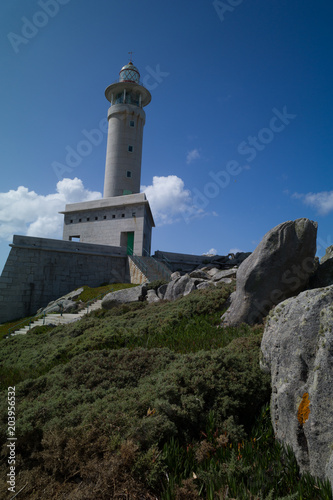 Death Coast with lighthouse in Galicia