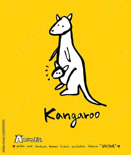 동물 일러스트 / 손으로 그린 동물 그림
