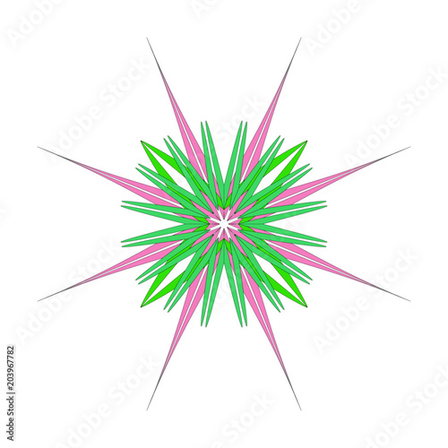 Farbenfrohes Mandala
