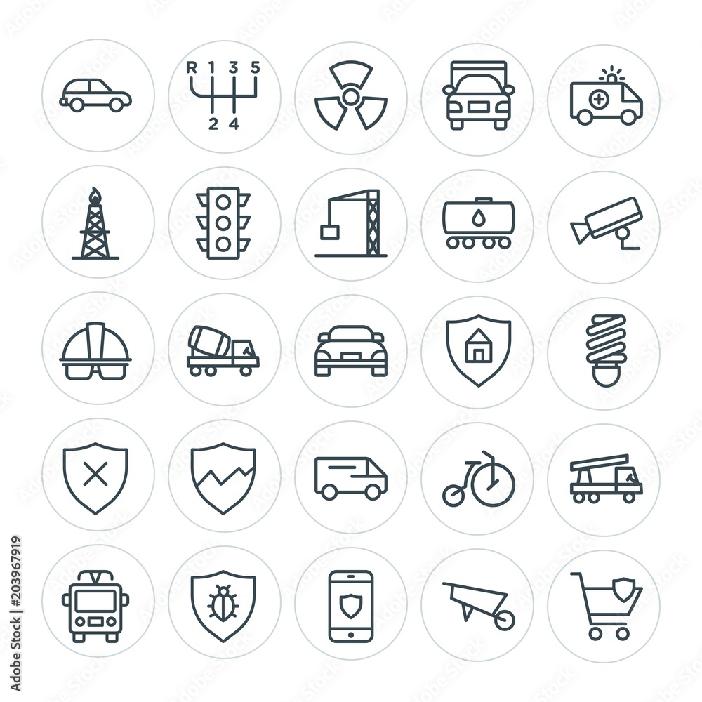 Modern Simple Set of transports, industry, nature, security Vector outline Icons. Contains such Icons as ambulance, circus, online, retro and more on white background. Fully Editable. Pixel Perfect Modern Simple Set of transports, industry, nature, security Vector outline Icons. Contains such Icons as ambulance, circus, online, retro and more on white background. Fully Editable. Pixel Perfect