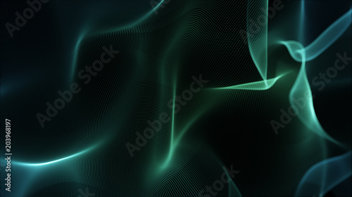 Abstract modern background green blue