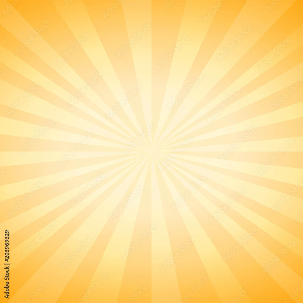 Abstract soft Yellow rays background. Vector Abstract soft Yellow rays background. Vector