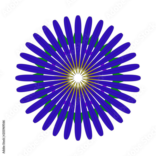 Farbenfrohes Mandala