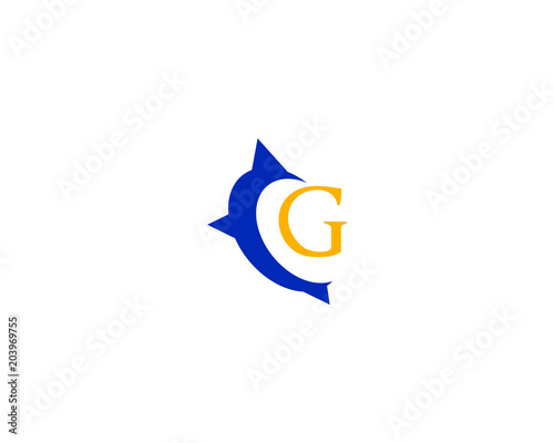 Free Download g letter compass logo - GFXLoad