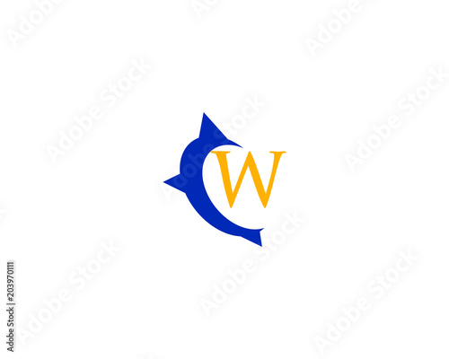 w letter compass logo Free Download w letter compass logo - GFXLoad