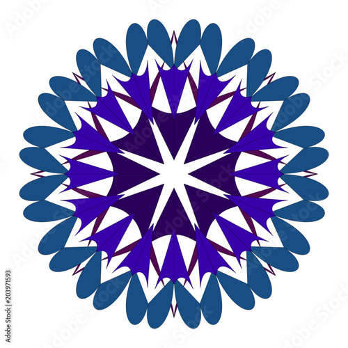 Farbenfrohes Mandala