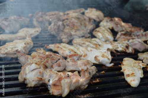 Grilled meat 