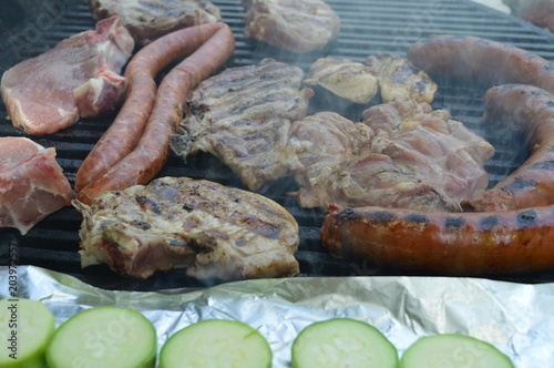 Barbecue meat