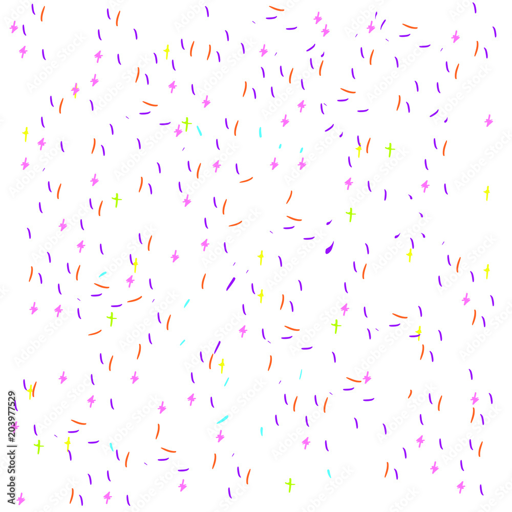 funny hand drawn confetti pattern funny hand drawn confetti pattern