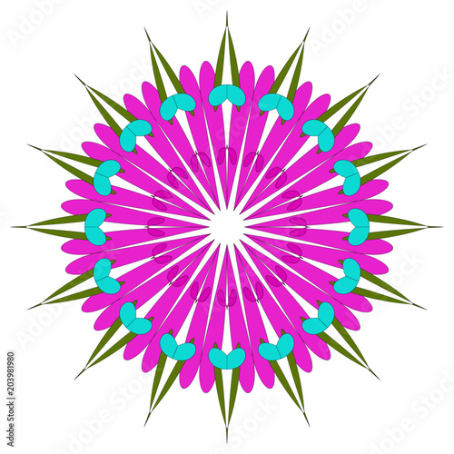 Farbenfrohes Mandala