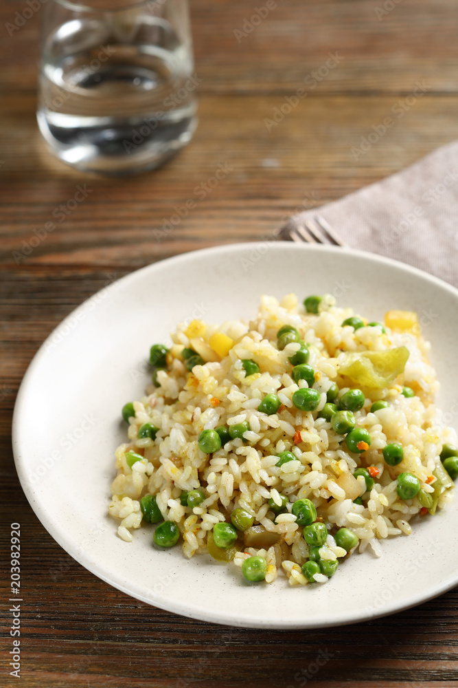 Nutrition rice with vegetables