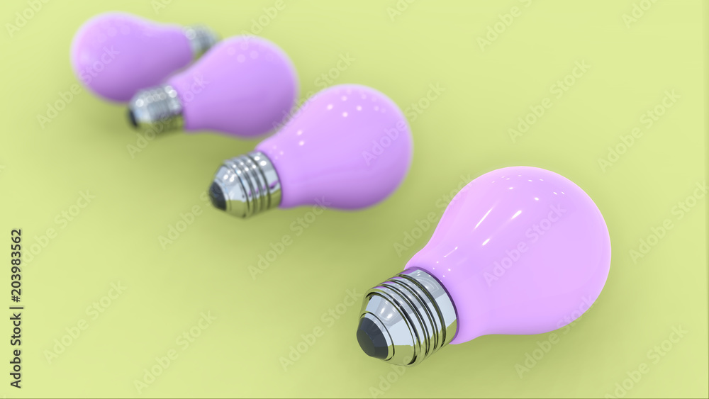 3D Rendering Lamp Light 3D Rendering Lamp Light