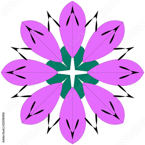 Farbenfrohes Mandala