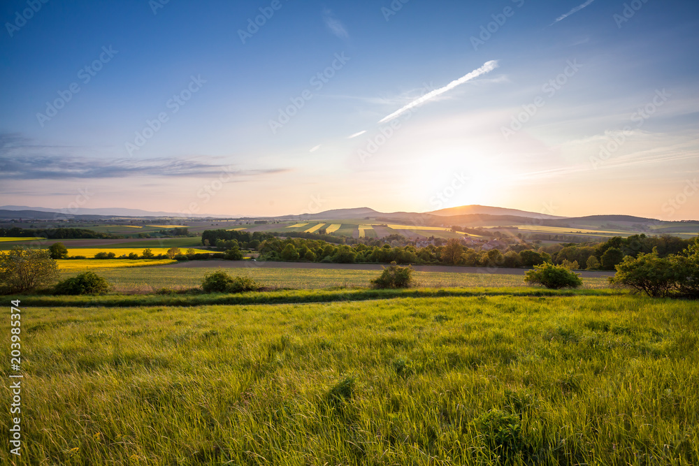 Obraz premium Sleza mountain is top destination Wroclaw tourists