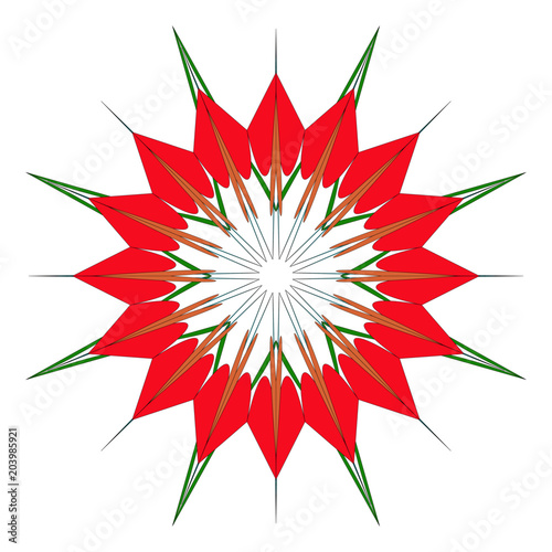 Farbenfrohes Mandala