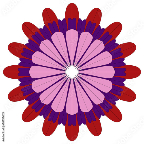 Farbenfrohes Mandala
