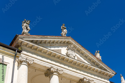 Detail of the Villa Cordellina Lombardi in Montecchio Maggiore