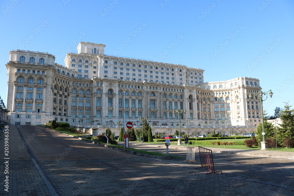 Parlament Palace in Bucharest, Romania