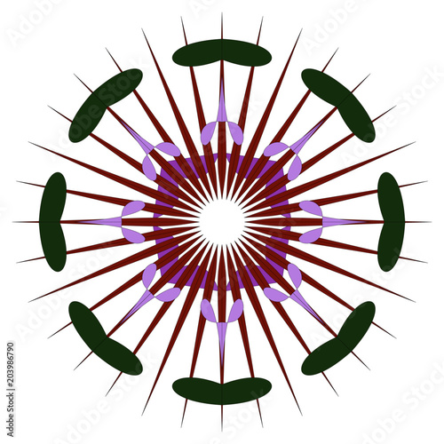 Farbenfrohes Mandala
