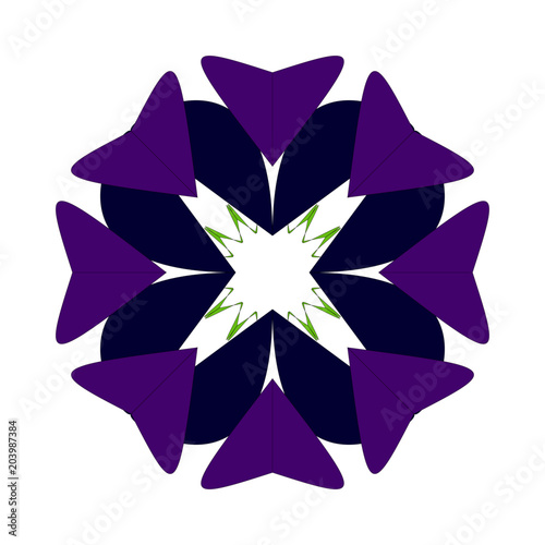 Farbenfrohes Mandala