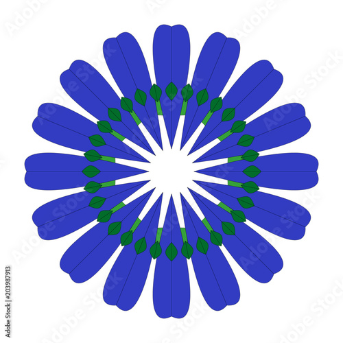 Farbenfrohes Mandala