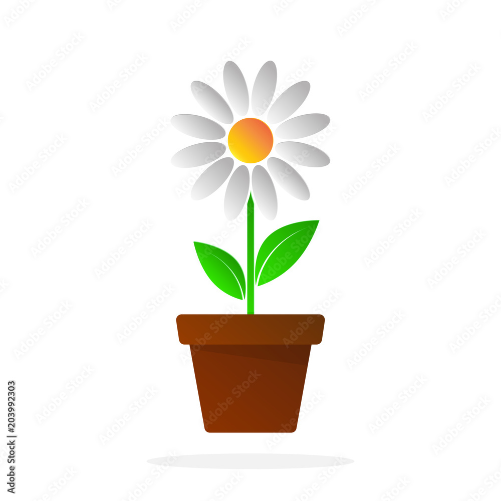 Flower pot icon. Vector illustration. Flower pot icon. Vector illustration.