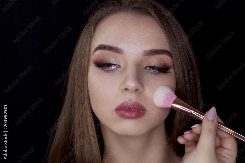 Makeup for model make-up brush Makeup for model make-up brush