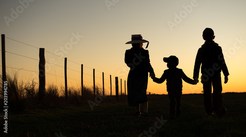 Mennonite children