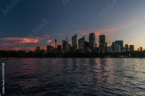 Sydney skyline at dusk © Davide