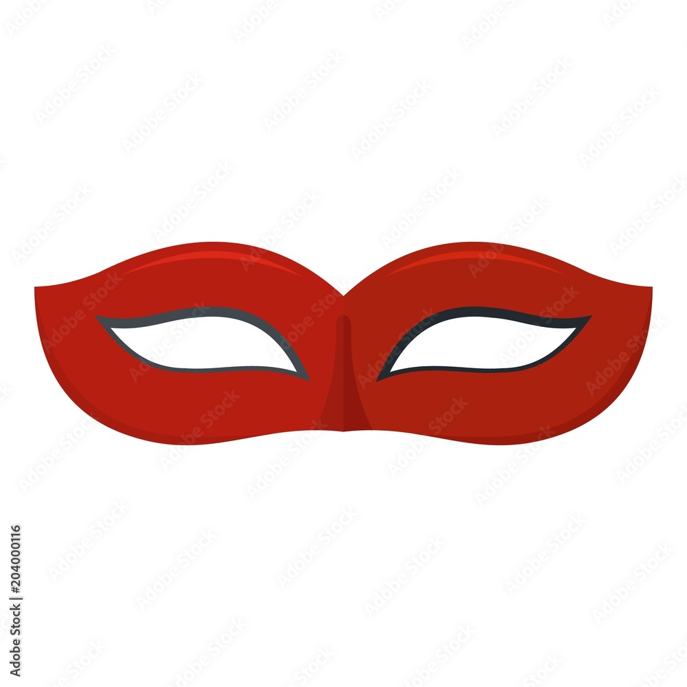Mask for face icon. Flat illustration of mask for face vector icon for web Mask for face icon. Flat illustration of mask for face vector icon for web