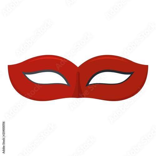 Mask for face icon. Flat illustration of mask for face vector icon for web