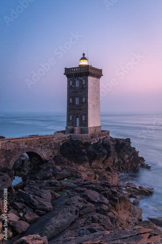 Kermorvan lighthouse, Le Conquet, most western part of France, Bretagne, France