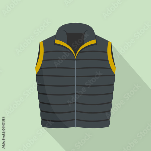 Modern vest icon. Flat illustration of modern vest vector icon for web design