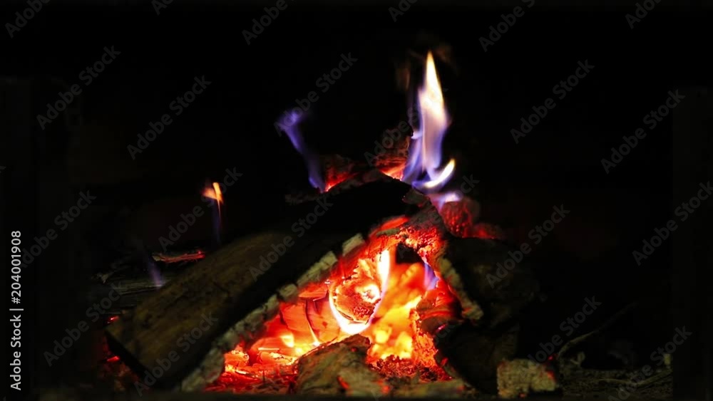 Fogo na lareira