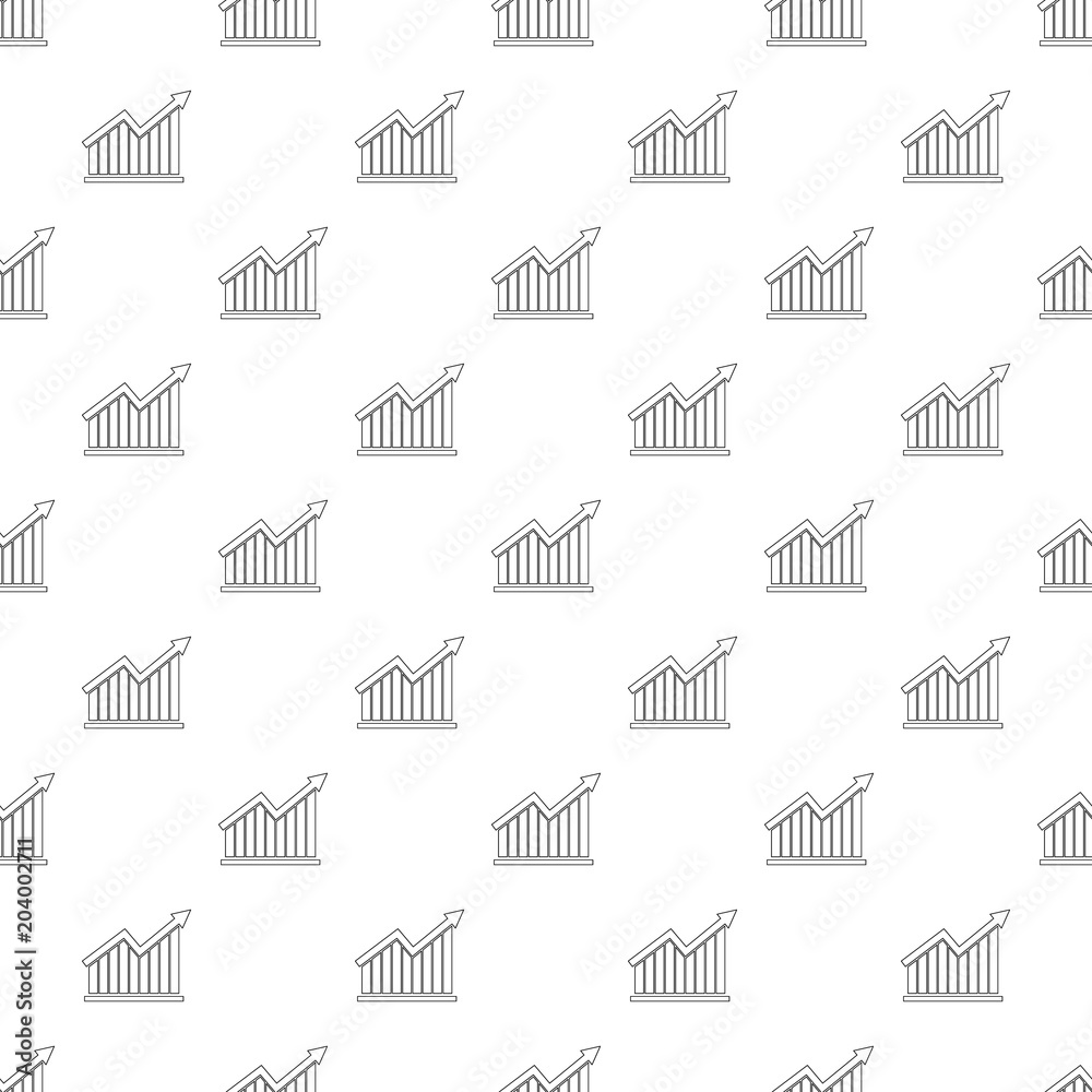 Best graph pattern vector seamless repeating for any web design