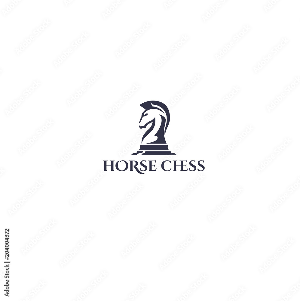best original logo and designs concept inspiration for horse chess feminine