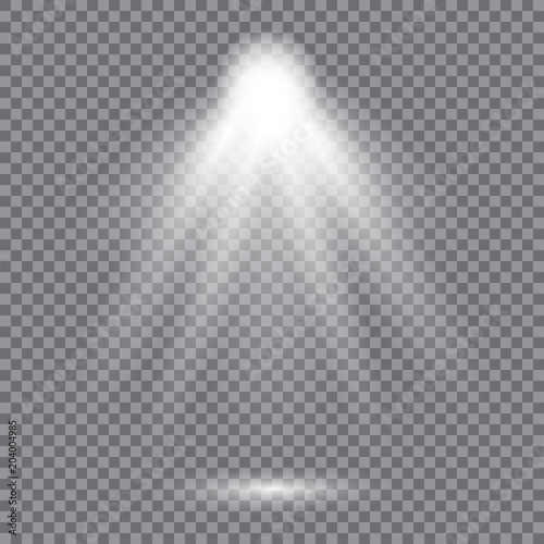Realistic led lights from projector.