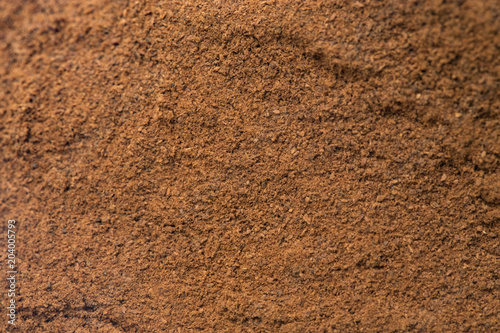 A Background of Ground Cinnamon