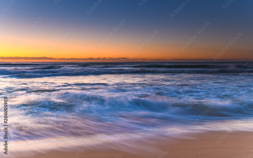 Capturing the Waves - Dawn Seascape
