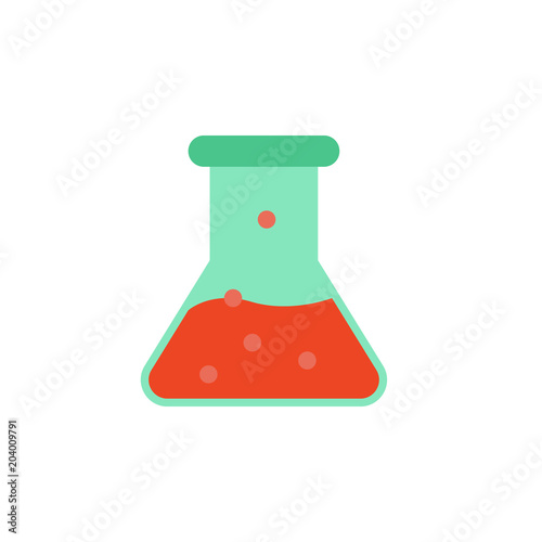 colored chemical fluid in vitro icon. Element of science and laboratory for mobile concept and web apps. Detailed chemical fluid in vitro icon can be used for web and mobile