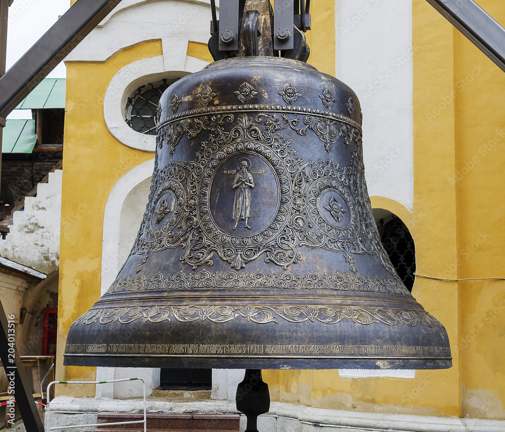 Obraz premium Monastery bell in russian church